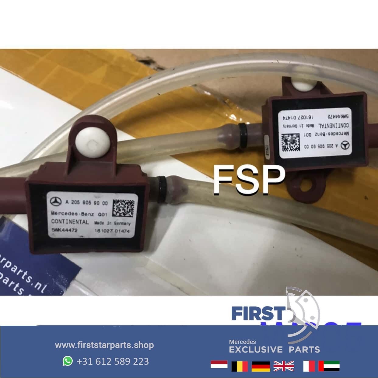 W205 C205 S205 CRASH SENSOR SET Mercedes C Klasse 2014-2020, Utilisé, -, Avant, -