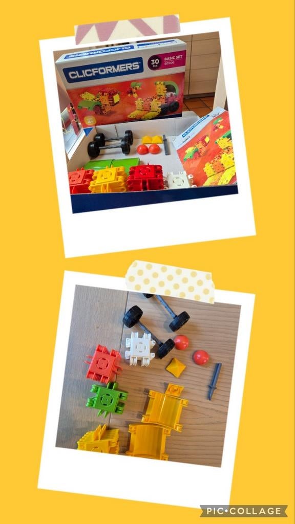 2 sets clicformers 30 stuks, Kinderen en Baby's, Speelgoed | Bouwstenen, Ophalen, Zo goed als nieuw, Overige merken