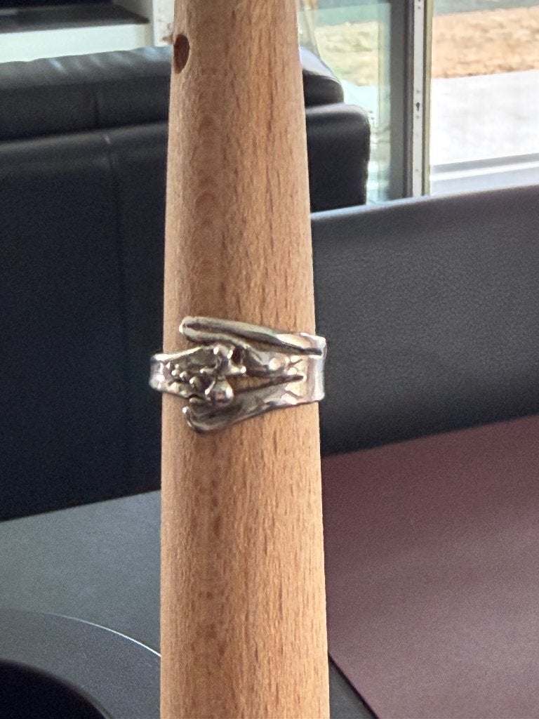 Belle bague en argent, Enlèvement, Utilisé, Argent, Femme