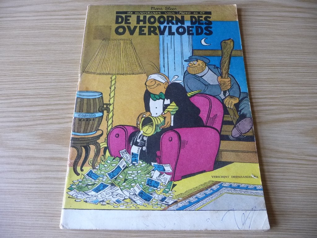 Nero - 19. De hoorn des overvloeds 1965 - €5, Boeken, Gelezen, Marc Sleen, Eén stripboek, Ophalen of Verzenden