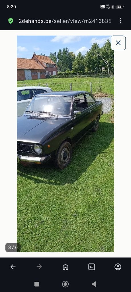 Daf 66 coupe 1.4, Auto's, Automaat, Zwart, Zwart, Daf