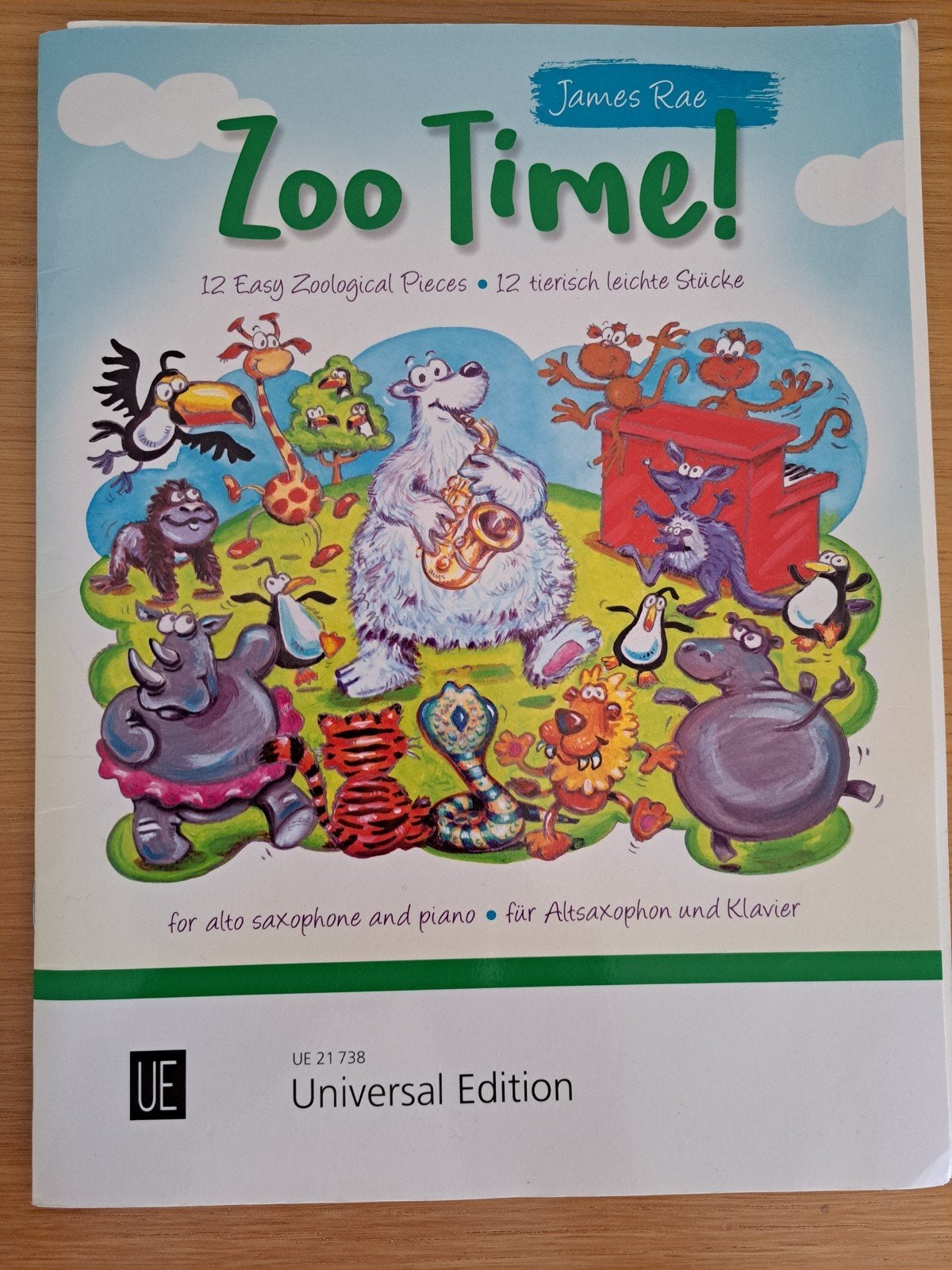 Muziekboek Zoo Time!- saxofoon, Muziek en Instrumenten, Ophalen, Zo goed als nieuw