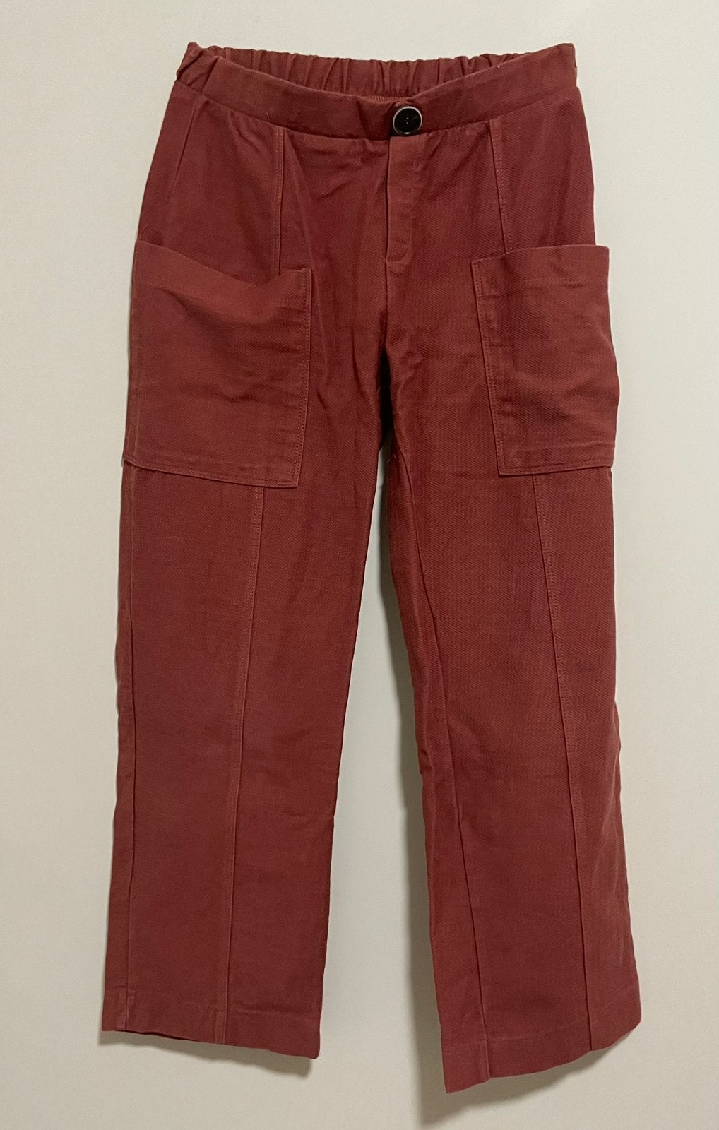 Bordeaux lange broek Zara, Kleding | Dames, Ophalen, Gedragen, Rood