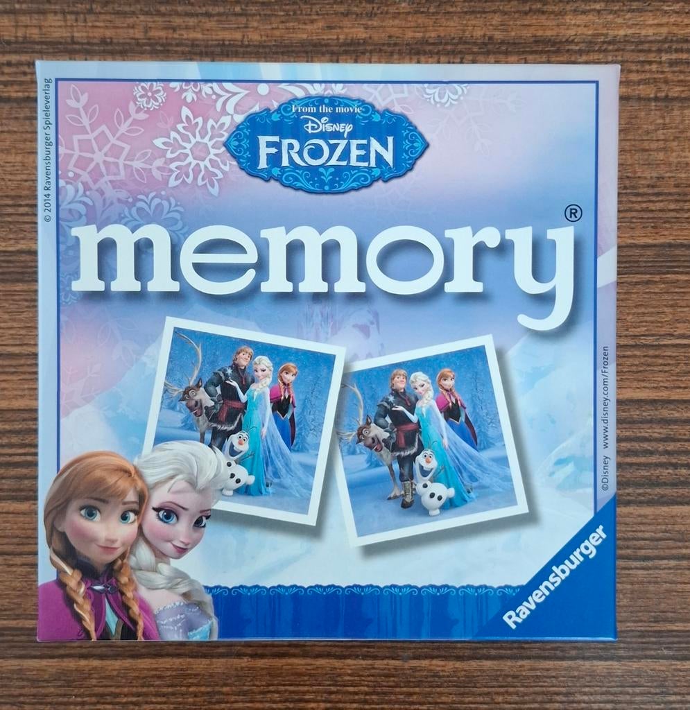 Frozen memory spel, Hobby en Vrije tijd, Vijf spelers of meer, Ophalen, Zo goed als nieuw, Ravensburger