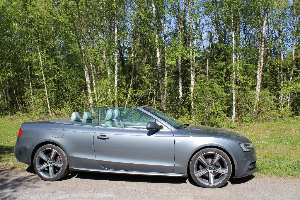audi a5 cabrio 2l tdi, Cuir, Argent ou Gris, Euro 6, Cabriolet