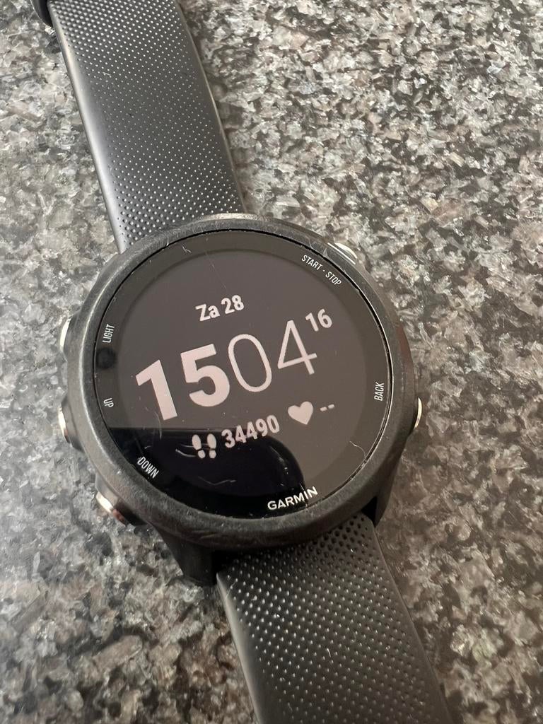 Garmin forerunner 245 sportwatch, Ophalen, Gebruikt