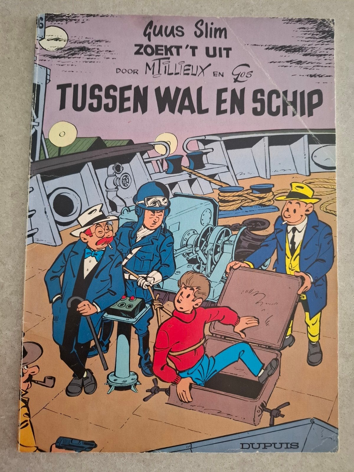 Gus slim zoekt het uit 'Tussen wal en schip', M. Tillieux en Gos, Enlèvement ou Envoi, Une BD, Utilisé