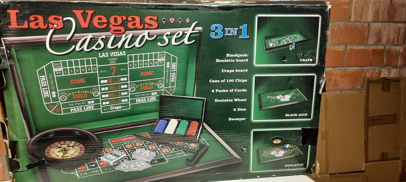 Set 3 jeux table, Collections, Enlèvement ou Envoi