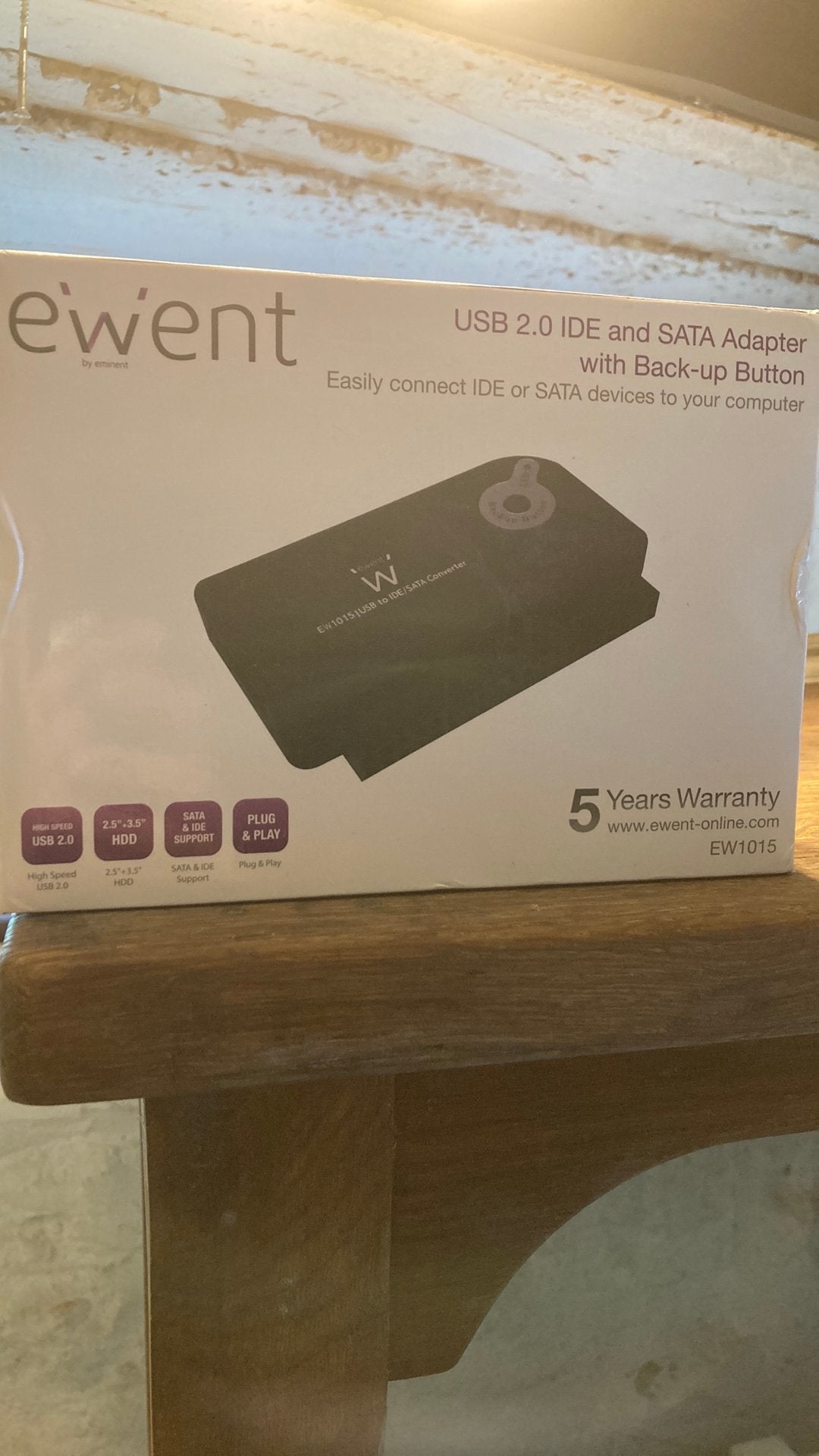 Adaptateur Disques Durs Ewent EW1015 – NEUF EN BOÎTE, Enlèvement, Neuf, Hub USB, Disque dur