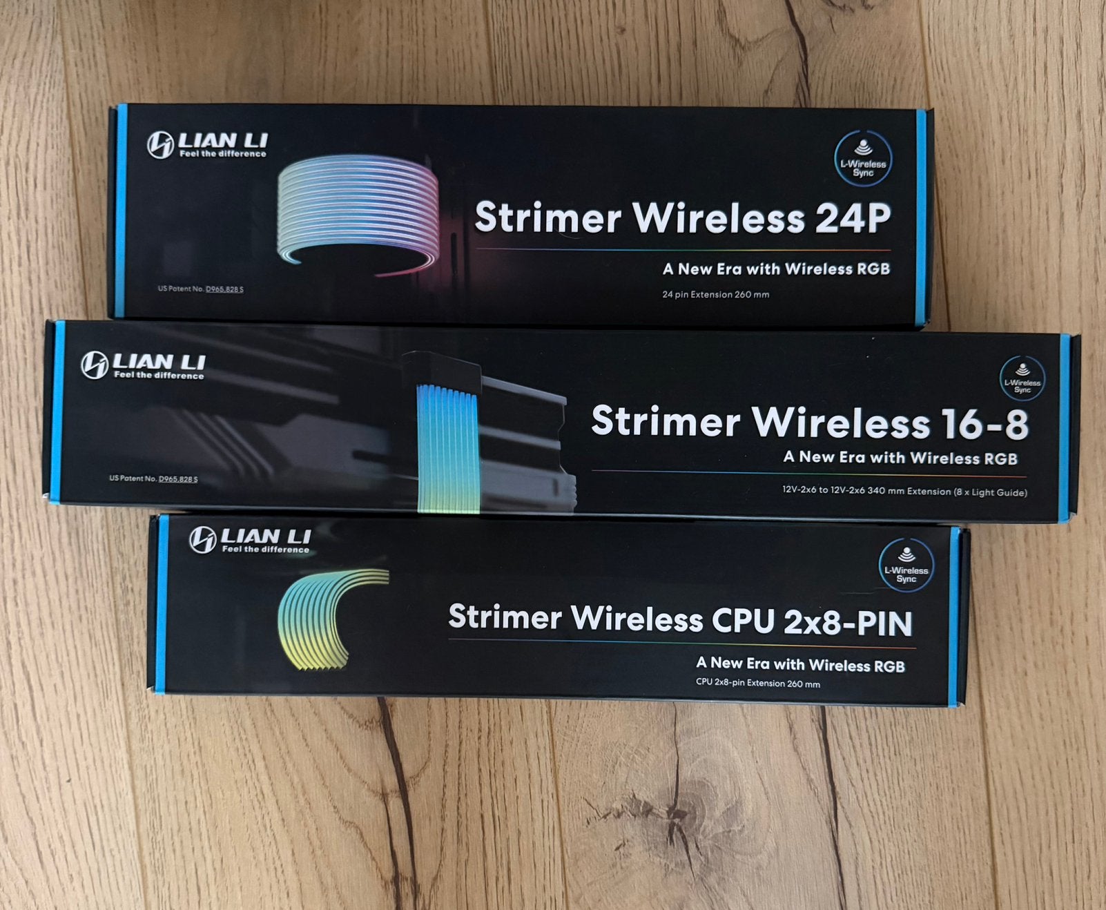 LIAN LI STRIMER WIRELESS RGB – LOT COMPLET, Informatique & Logiciels, Enlèvement ou Envoi, Comme neuf