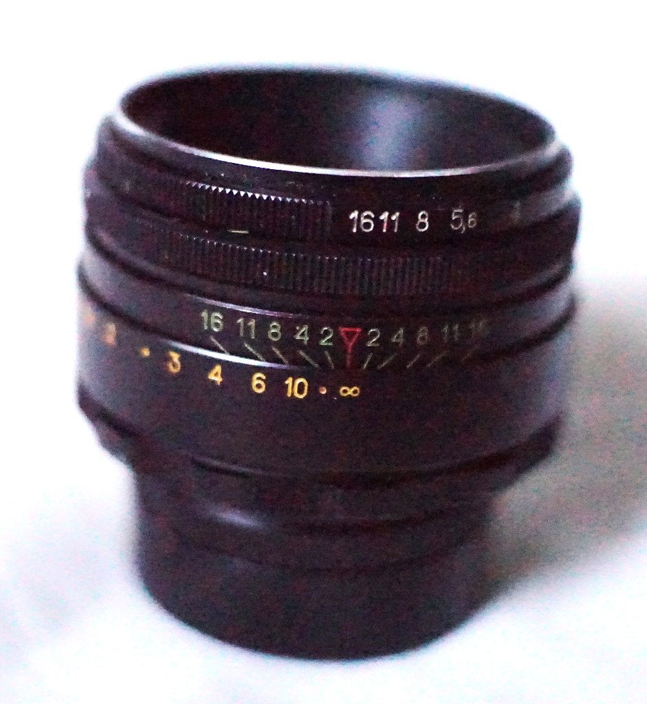 Hélios 44-2 M42 (proche du neuf) + bague d'adaptat. possible, Enlèvement ou Envoi, Utilisé, Reflex miroir, Autres Marques