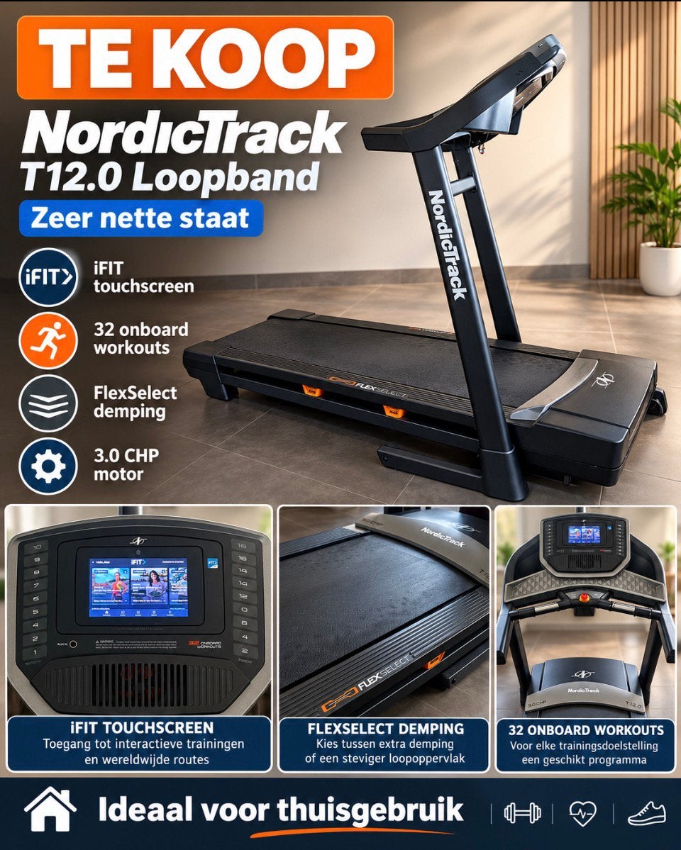 Loopband home trainer, Sport en Fitness, Ophalen, Zo goed als nieuw