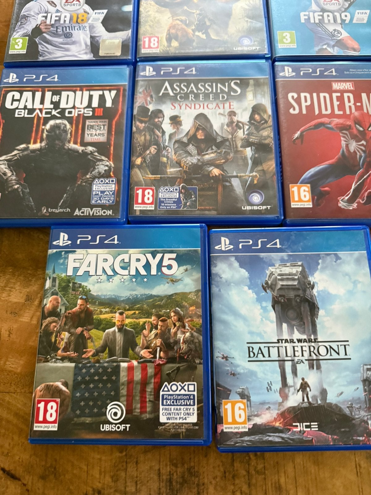 PS4 games 8 stuks, Games en Spelcomputers, Games | Sony PlayStation 4, Ophalen, Zo goed als nieuw