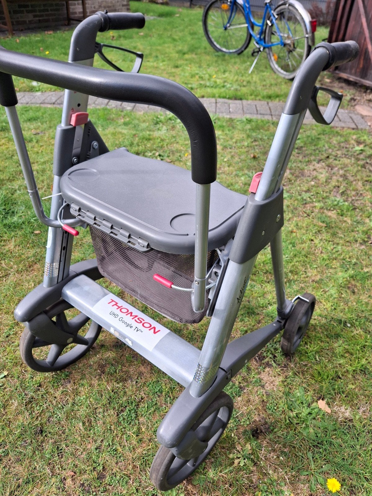 Rollator,grijs,, Diversen, Ophalen, Gebruikt