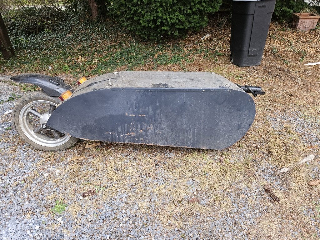 remorque monoroue moto, Motoren, Ophalen, Gebruikt