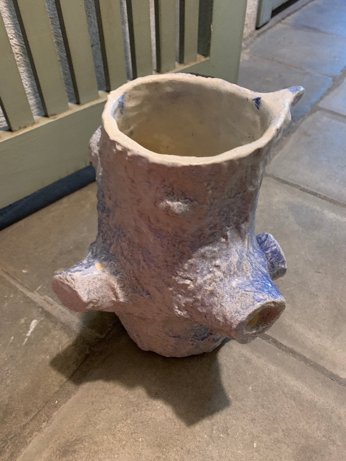 Boomvaas uit het keramiek atelier van Gemma Hermans, Ophalen, Zo goed als nieuw
