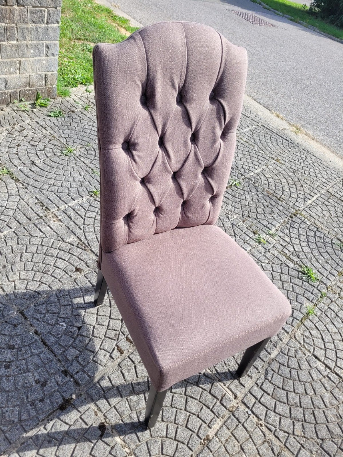 lot de 4 chaises capitonnées, Enlèvement