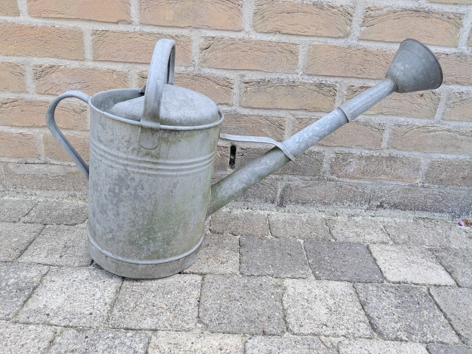 Gegalvaniseerde zinken gieter, Jardin & Terrasse, Arrosoirs, Enlèvement ou Envoi, Utilisé, Autres matériaux