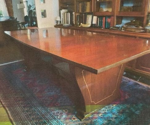 Grande table ou bureau 2,35 x 1,24 m h 0,75m annees 1950-60, Antiquités & Art, Enlèvement