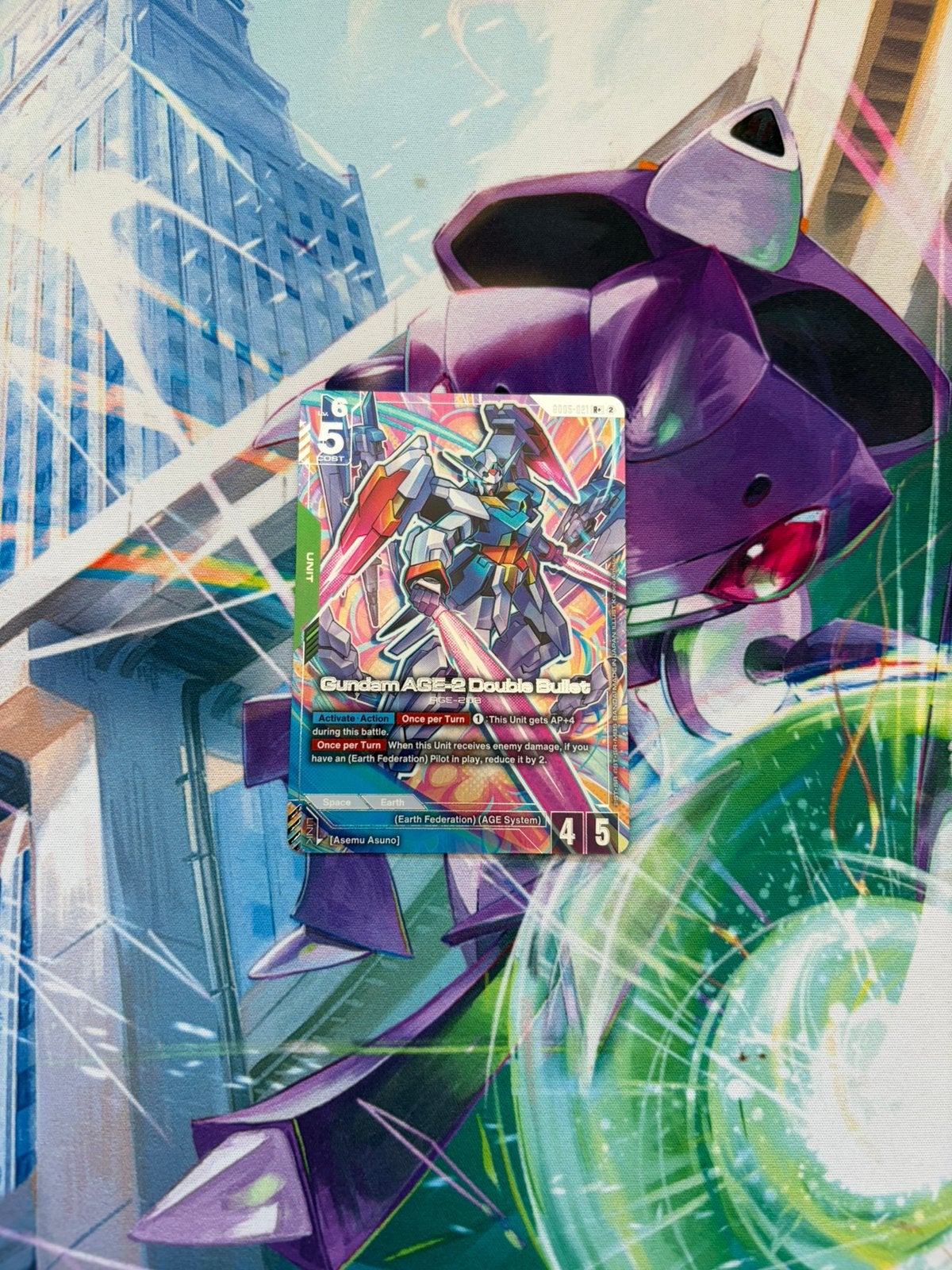 Gundam AGE-2 Double Bullet R+ GD-05 Freedom Ascension Gundam, Enlèvement ou Envoi, Foil