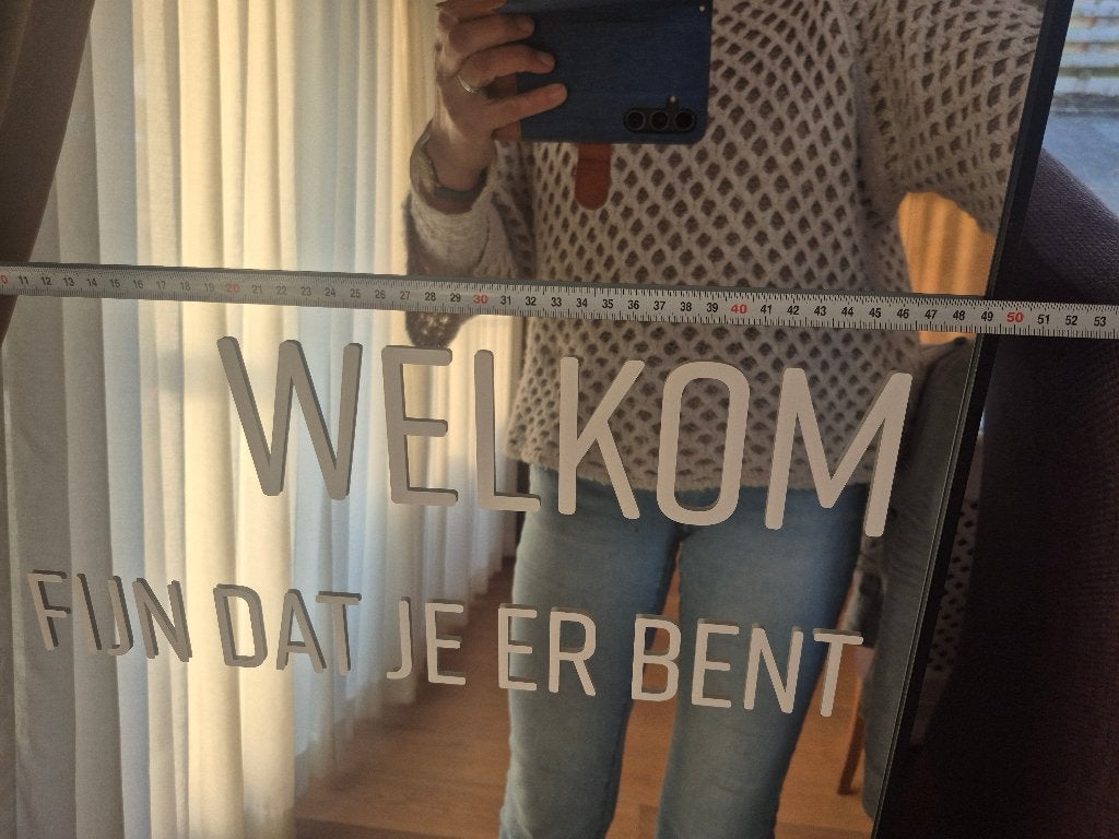 Spiegel welkom feest, Ophalen, Nieuw, Feestartikel