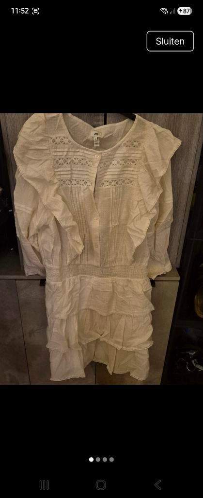 Wit kleed, Kleding | Dames, Jumpsuits, Maat 46/48 (XL) of groter, Nieuw, Ophalen of Verzenden, Wit