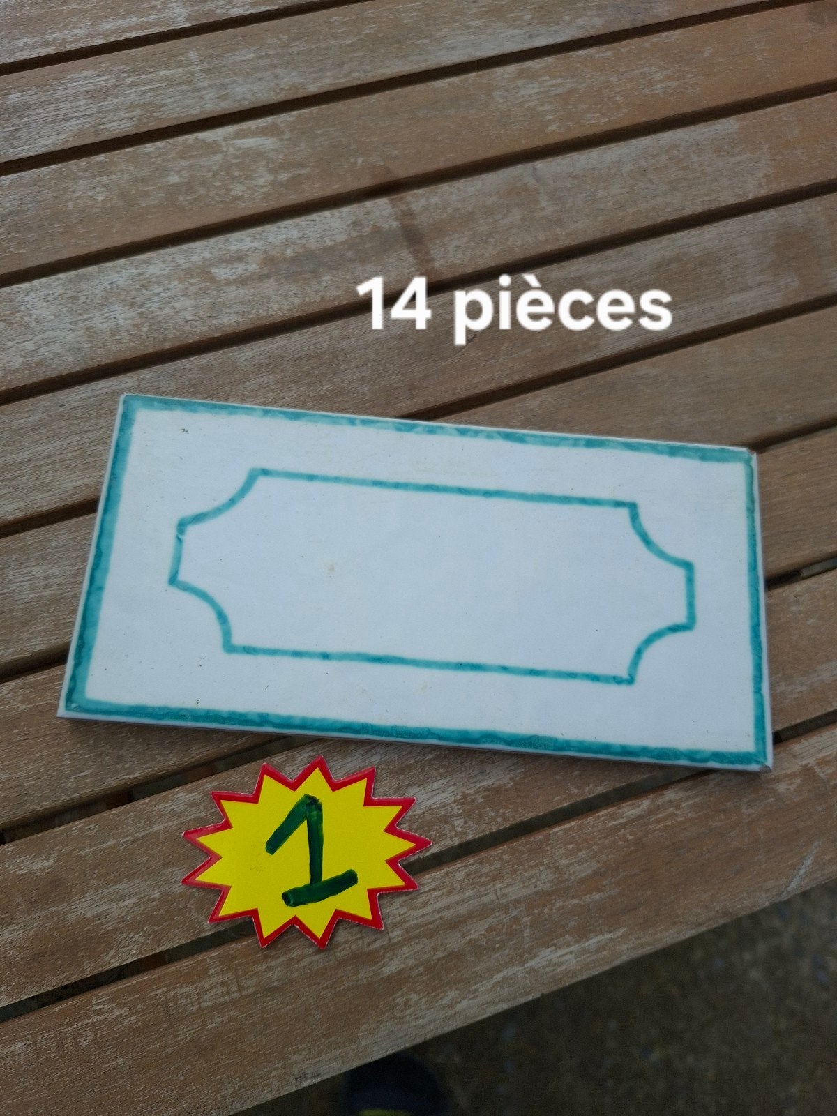 vend lot d'anciens carrelages vintage année 60 / 70, Bricolage & Construction, Enlèvement, Comme neuf, Moins de 5 m², Carrelage de sol