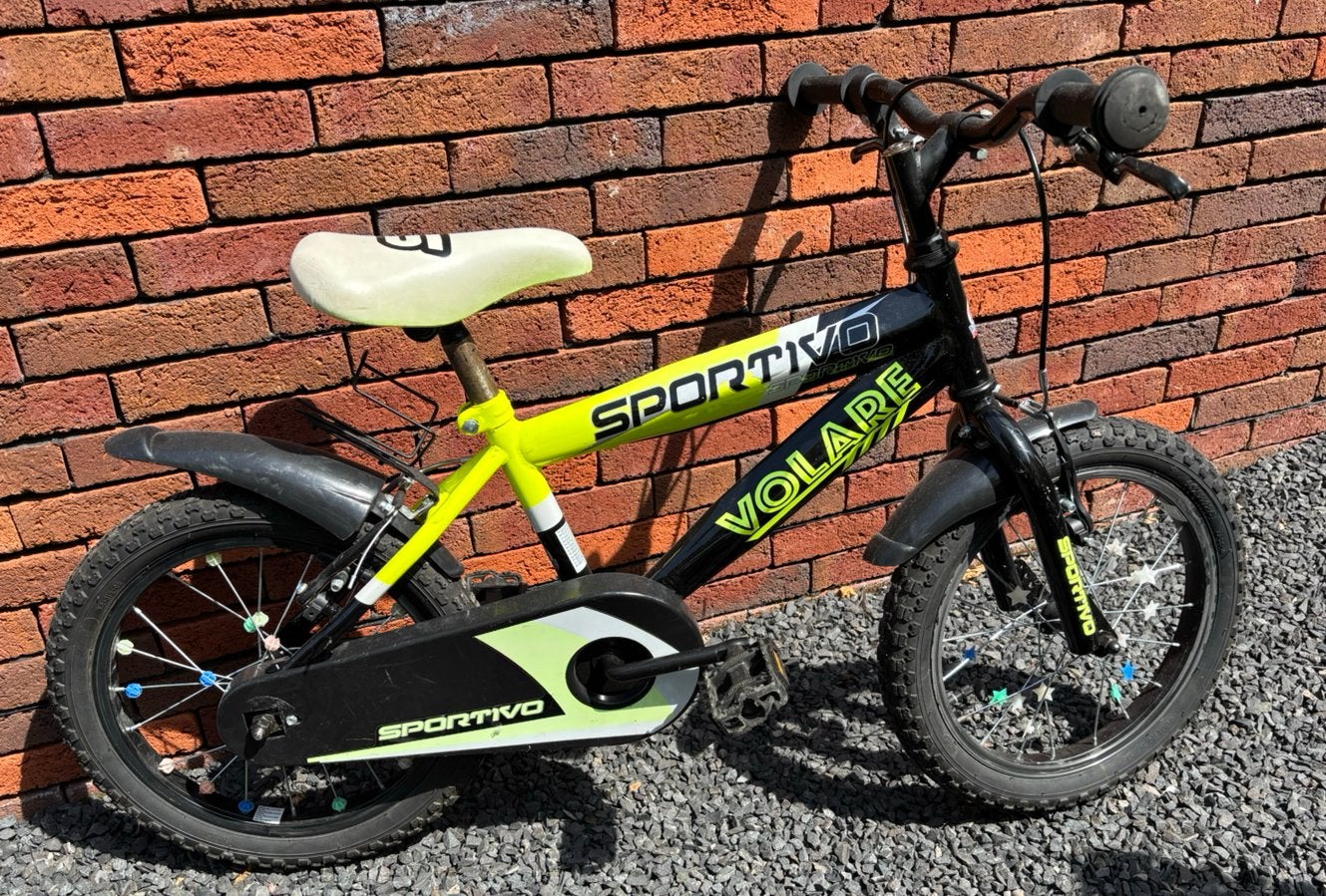 Vélo garçon Sportivo 16inch, Frein sur jante, V-brakes, Enlèvement, Utilisé