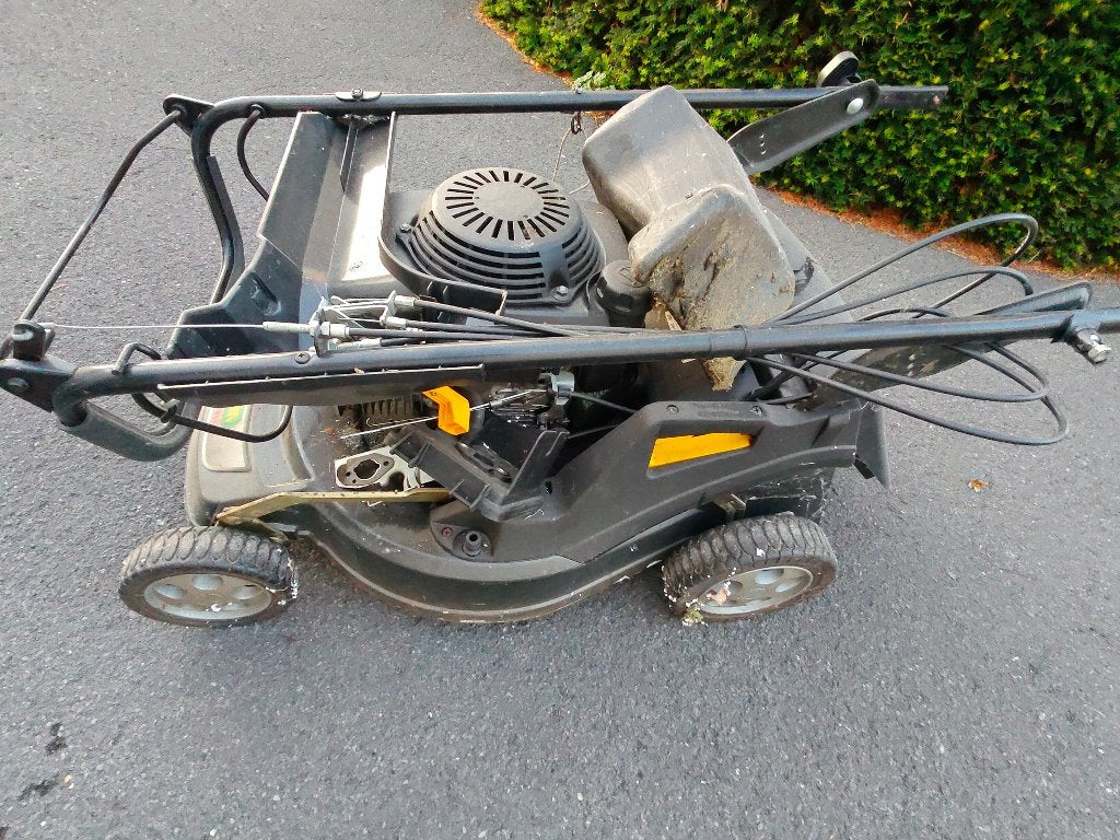 Te herstellen benzine grasmaaier Alpina Pro.55.ASHK 3, Tondeuse rotative, Enlèvement, Tondeuses à gazon à essence, Fonction de mulching