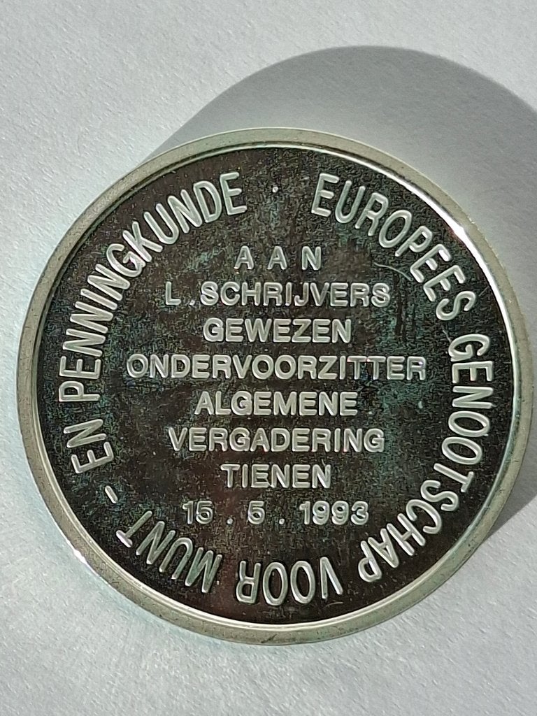 Zilveren penning, Ophalen of Verzenden, Zilver