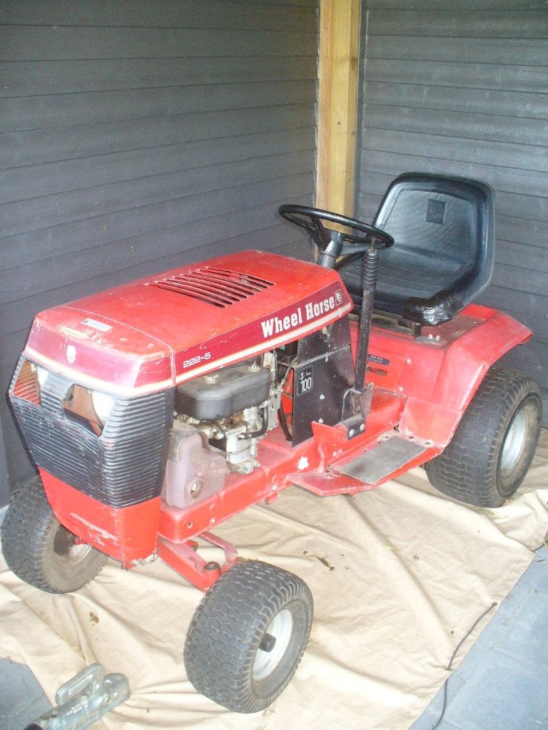 Wheel Horse + kar, Jardin & Terrasse, Enlèvement, Utilisé, Wheel-horse