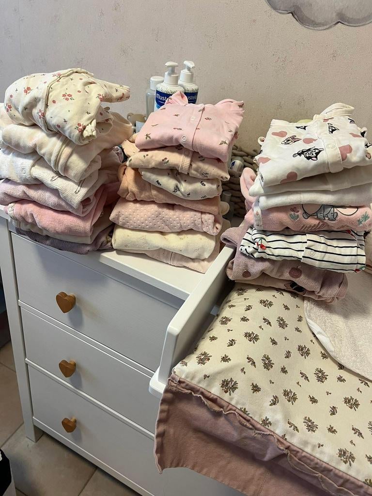 Gros lots Vêtements bébé fille 3 mois, 6 mois, Ophalen, Zo goed als nieuw