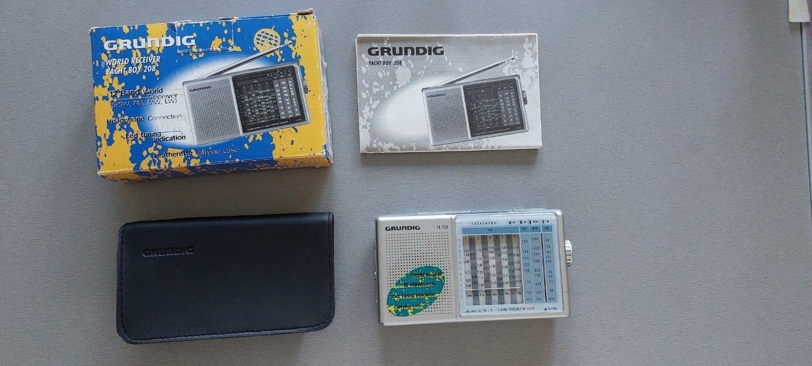 Vintage radio Grundig Yacht Boy 208 wereldontvanger, Ophalen of Verzenden