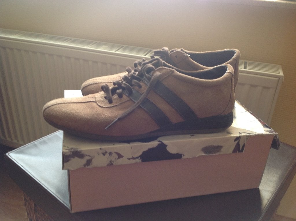Chique leder gevoerde suede sneakers : 41 zgan, Kleding | Dames, Bruin, Jackpot, Ophalen of Verzenden, Zo goed als nieuw