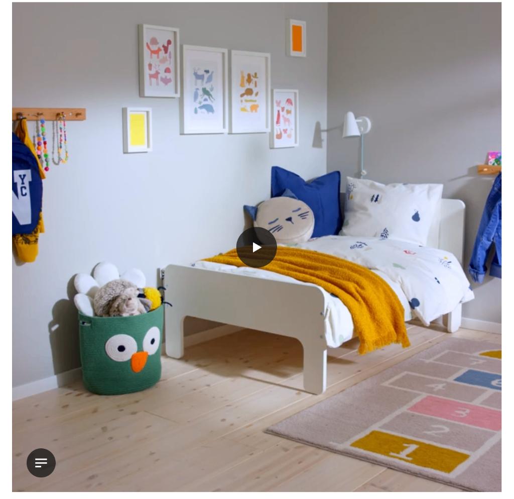 Te koop – IKEA MEGROEIBED kinderbed (2 stuks), Kinderen en Baby's, Kinderkamer | Bedden, Ophalen, Zo goed als nieuw, Lattenbodem