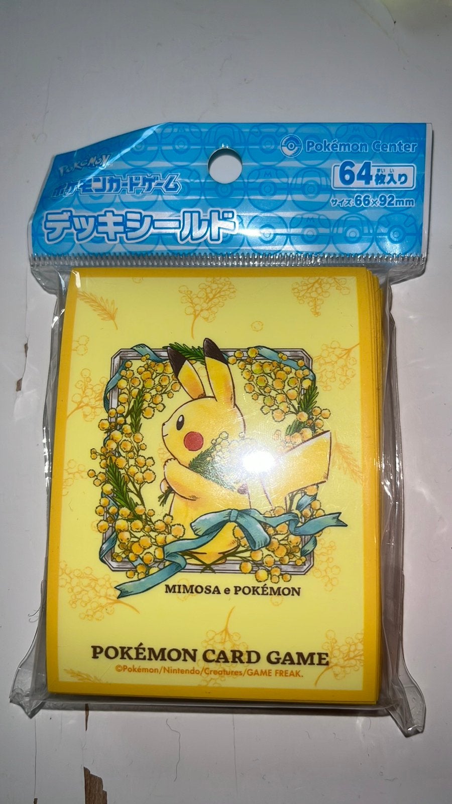 Japanse pokemon sleeves, Verzamelen, Speelkaarten, Jokers en Kwartetten, Ophalen of Verzenden, Zo goed als nieuw