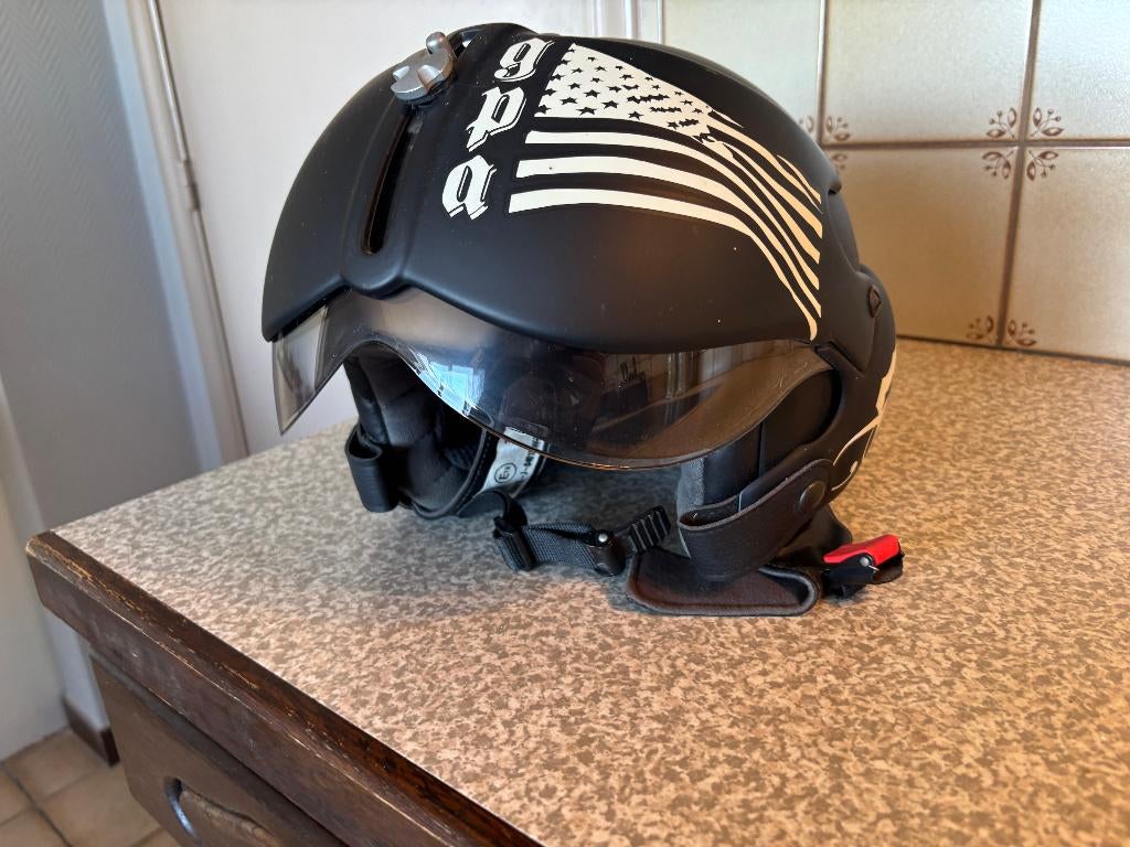 GPA Jethelm Aircraft 72 Mattblack -XS, Seconde main, Casque jet, Enlèvement, Hommes