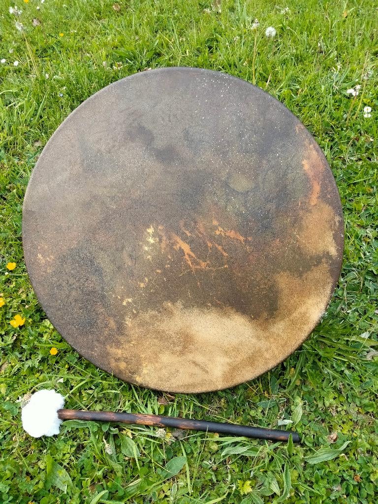 Tambour chamanique 45cm bison, Muziek en Instrumenten, Percussie, Ophalen, Nieuw, Trommel