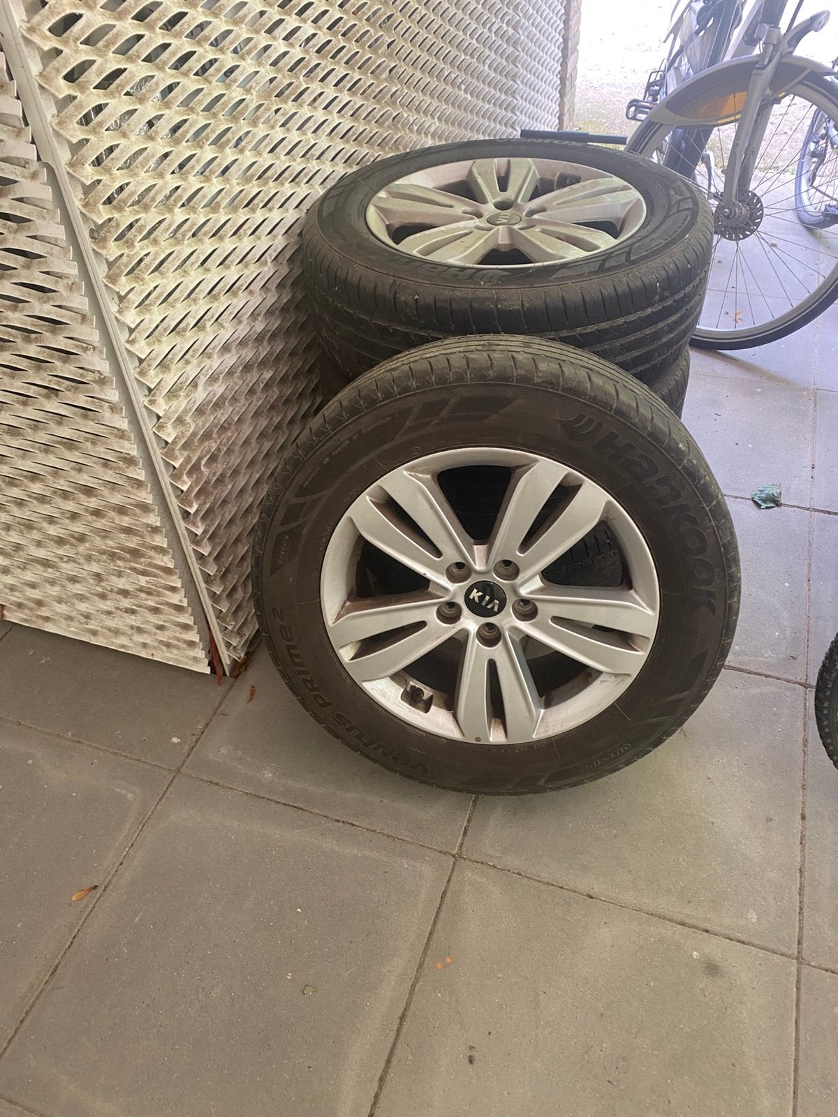 4 original kia sportage hankook 225/60/R17, Auto-onderdelen, Banden en Velgen, Ophalen