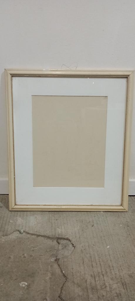 Cadre vide vintage artisanal Felix Pescara, 39x45, c79, Enlèvement