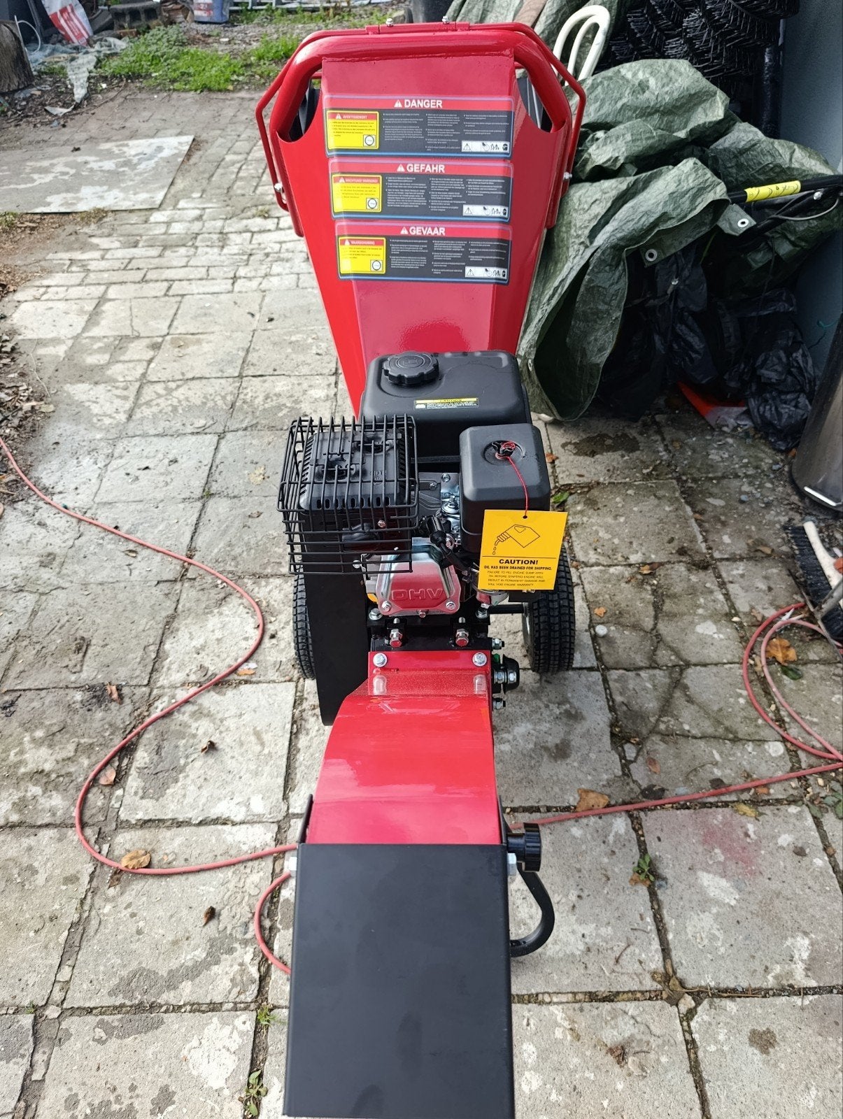 Broyeur essence HVC 196cc 6.5ch  jusqu'à 10 cm790,€, Jardin & Terrasse, Enlèvement, Essence