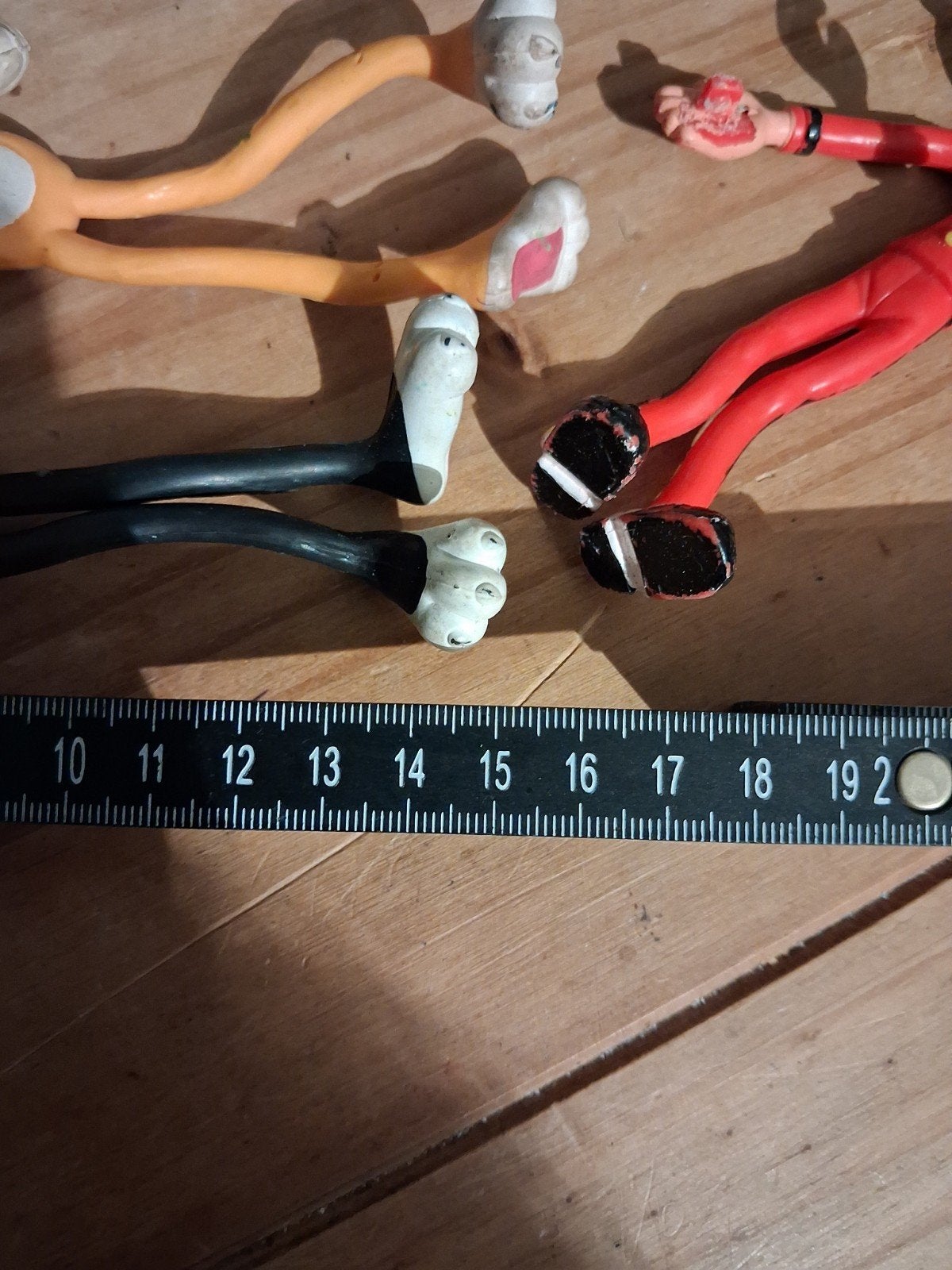 buigzame rubberen stripfiguren uit de jaren '80 of '90,, Ophalen of Verzenden