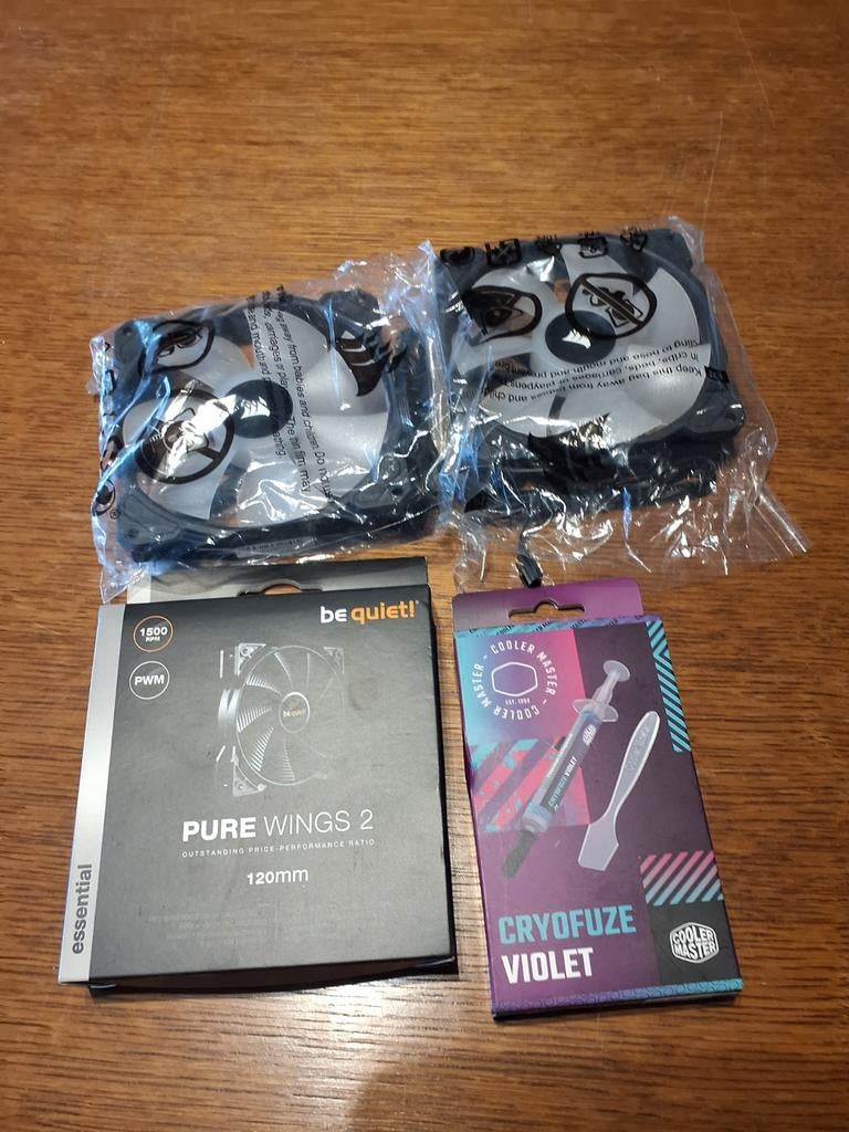 Thermaltake be quiet 120mm fans, Computers en Software, Computerkoelers, Ophalen of Verzenden, Koelpasta