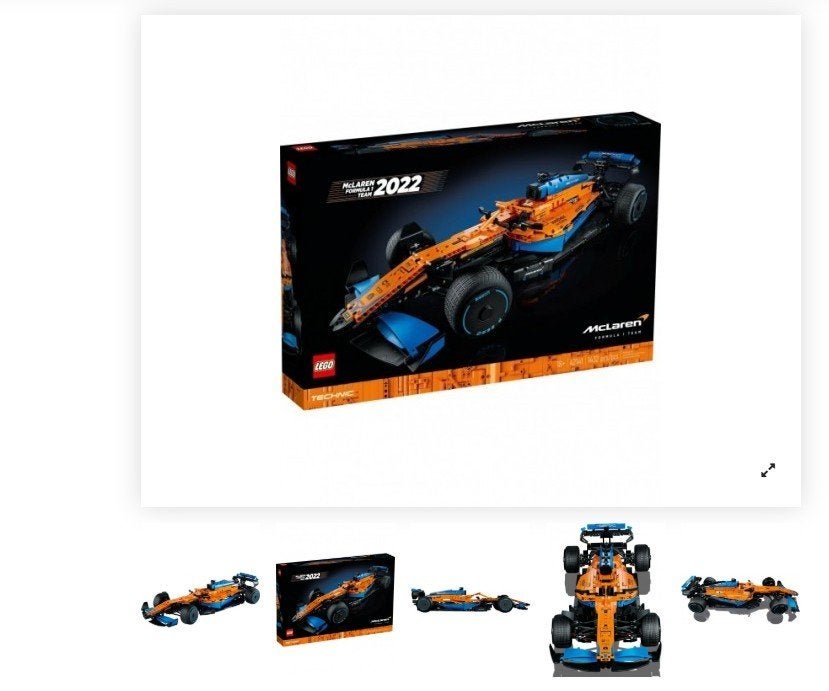 Lego McLaren Formule 1 met Pirelli banden - Ongeopend, Lego, Nieuw, Ophalen of Verzenden, Complete set