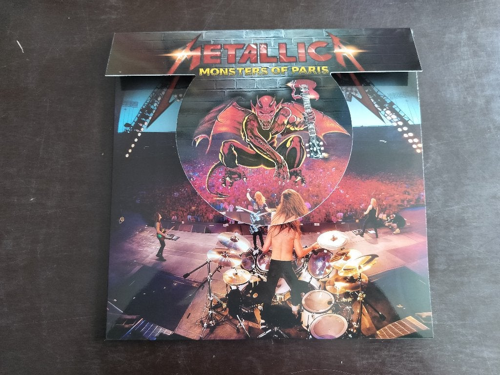 METALLICA - MONSTERS OF PARIS - 2 lp color vinyl, Beschermende buitenhoes, Ophalen of Verzenden, LP
