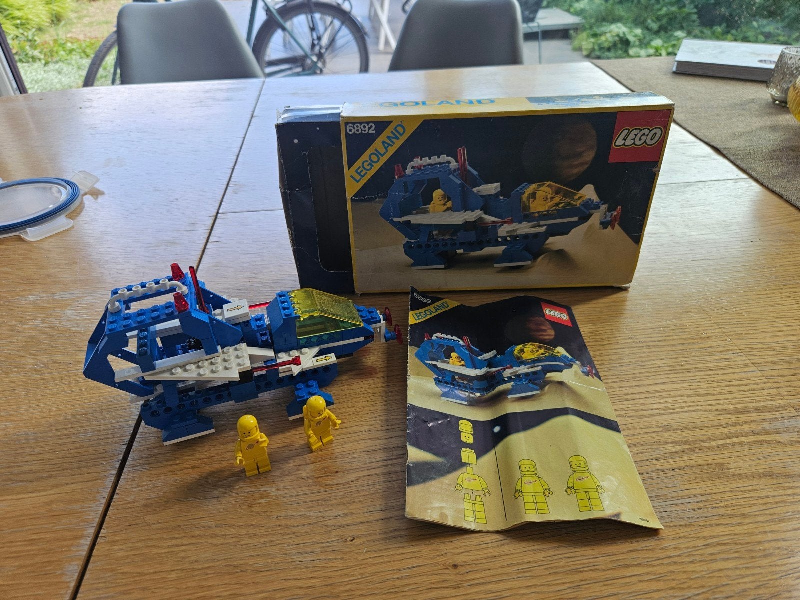 LEGO 6892 Modular Space Transport, set, doos en instructie, Verzamelen, Transformers, Ophalen of Verzenden