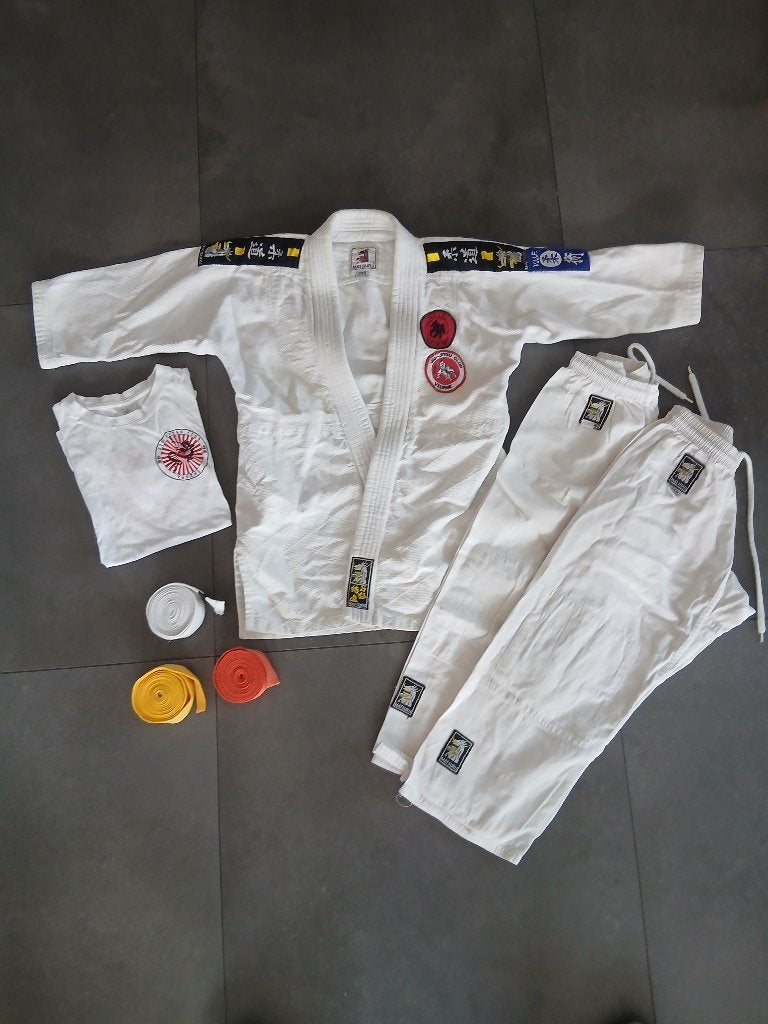 Jiu-Jitsu pak, Sport en Fitness, Ophalen, Gebruikt, Maat XS of kleiner, Vechtsportpak
