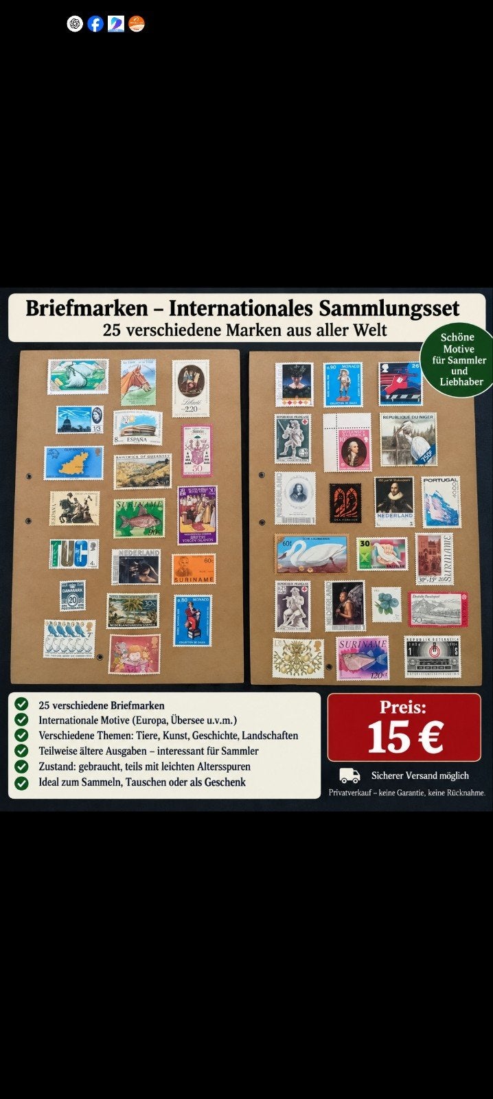 postzegel history, Postzegels en Munten, Ophalen of Verzenden