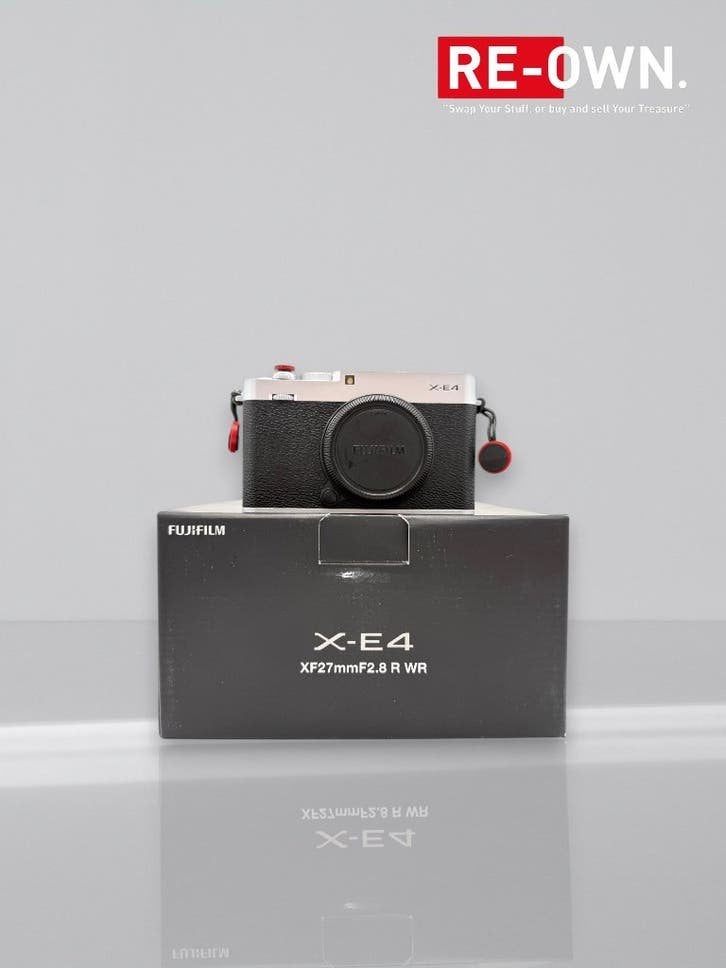 FUJIFILM X-E4 | TOPSTAAT | 1.035 CLICKS | DOOS | THUMGRIP, Sans zoom optique, Enlèvement ou Envoi, ., 26 mégapixels