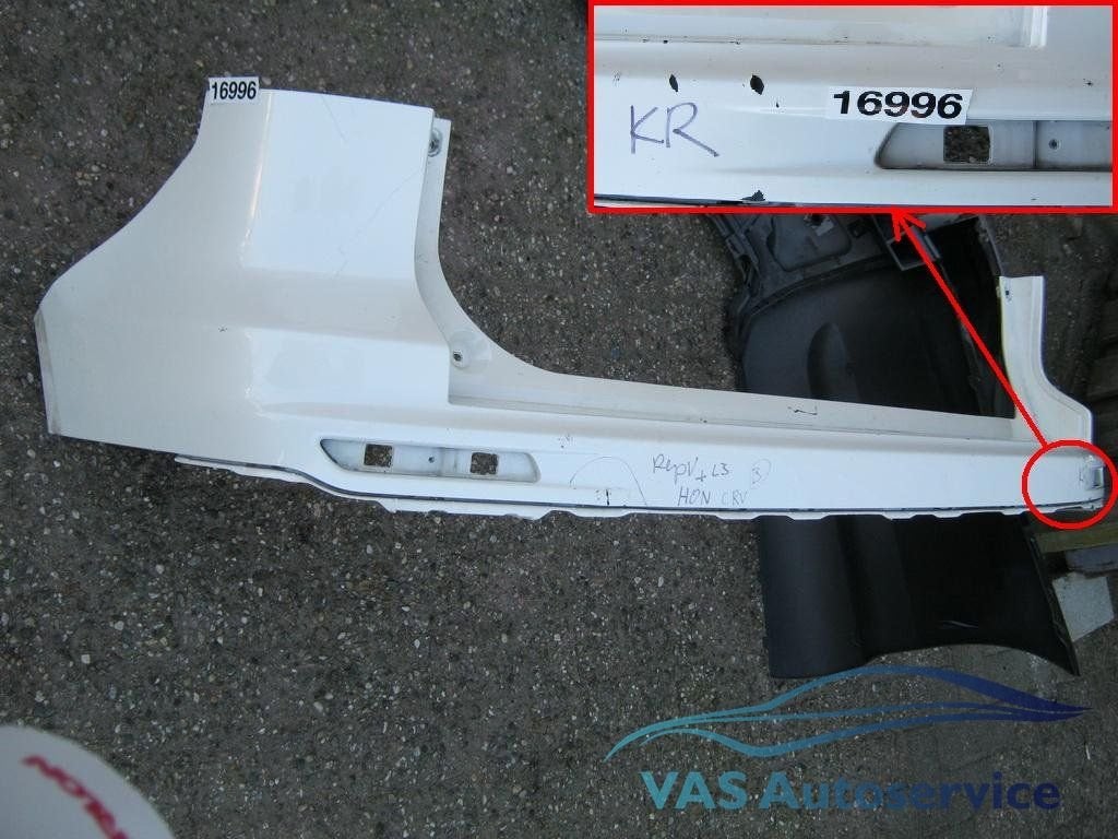 Achterbumper Honda CR-V    RE  2010-2012, Honda, Arrière, -, Enlèvement